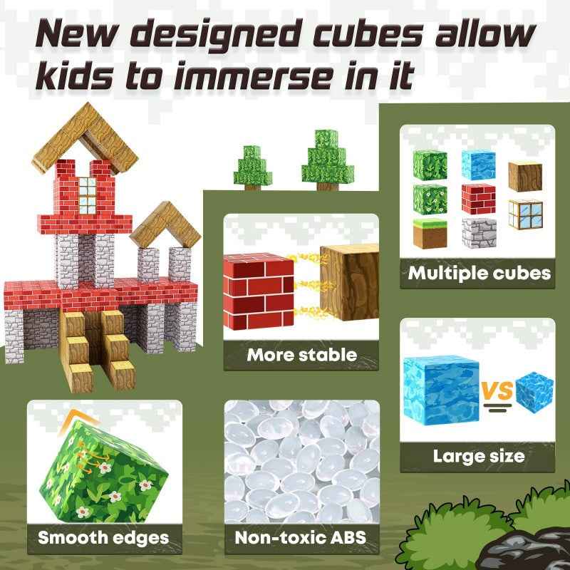 Blocs de construction Mini World Édition magnétique
