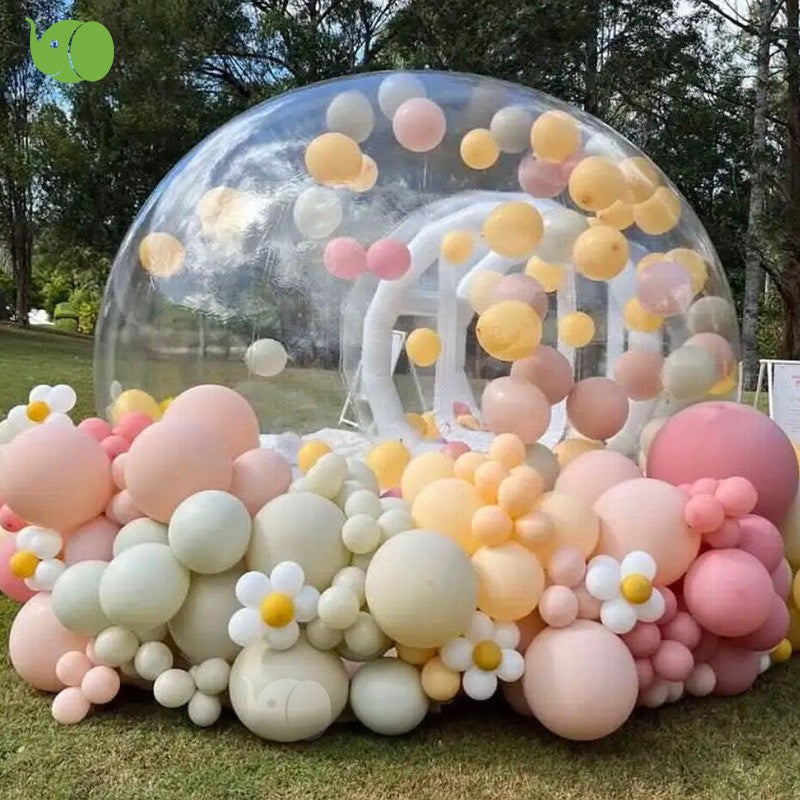 Maison à bulles gonflable d'extérieur