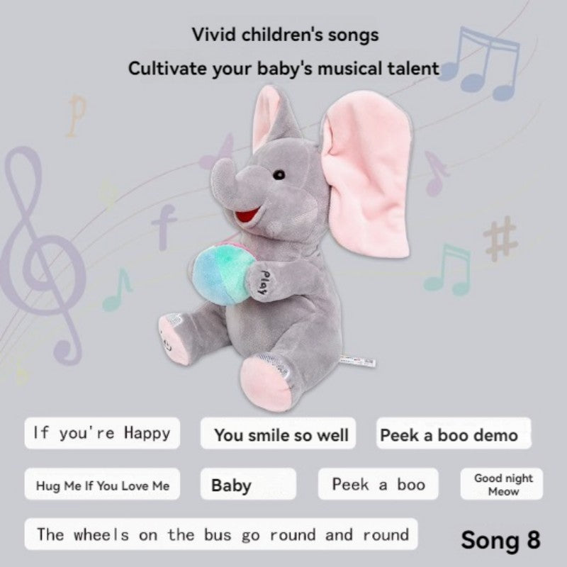 Poupée éléphant apaisante