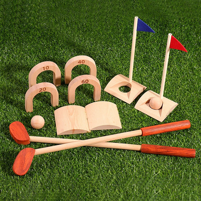 Jouet de golf d'intérieur en bois