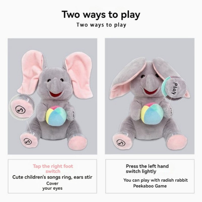 Poupée éléphant apaisante
