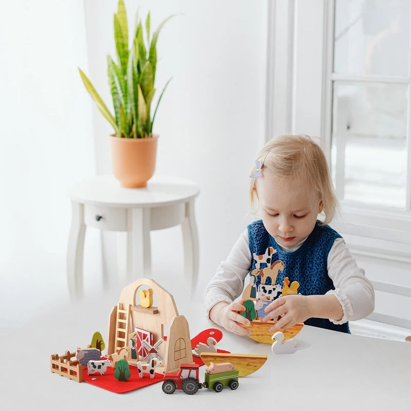 Jouet de grange pour l'éducation précoce des enfants