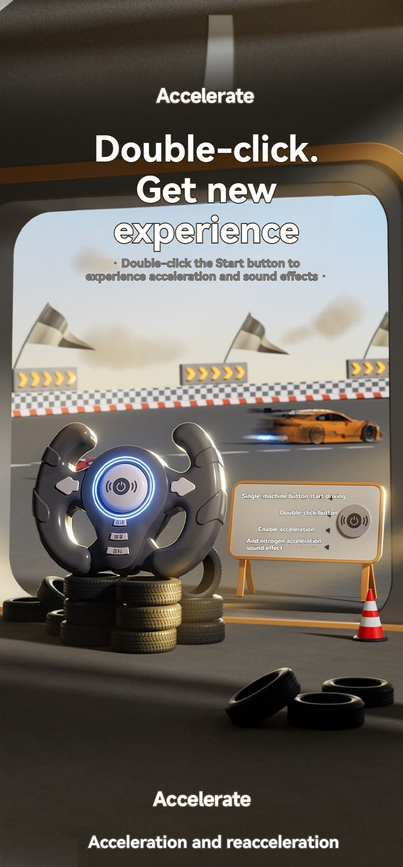 Jouets de course pour enfants