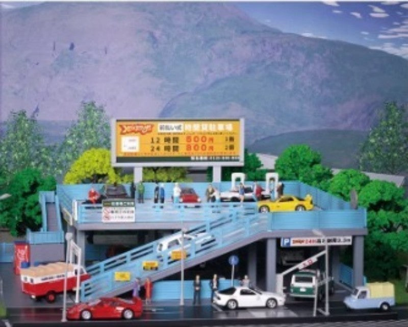 Modèle de stationnement à deux étages