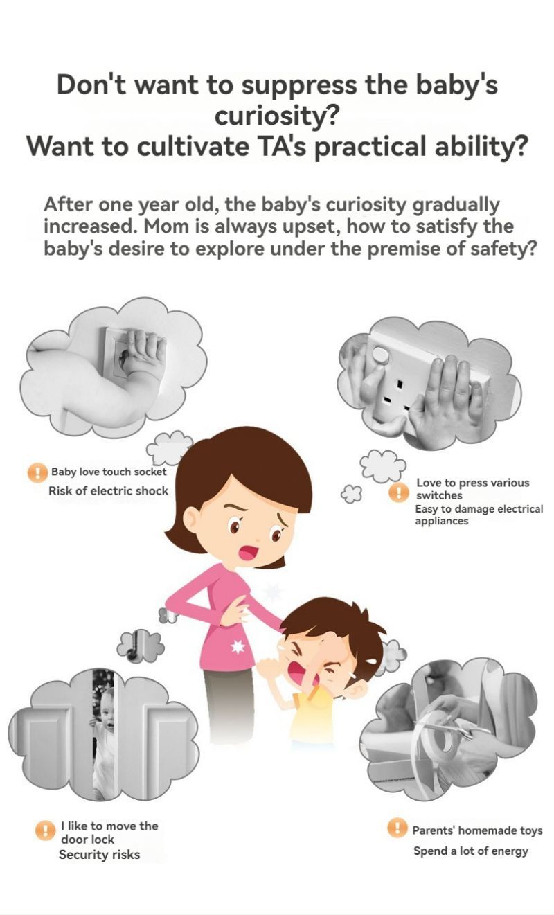 Planche à dessin double face pour l'éveil des bébés