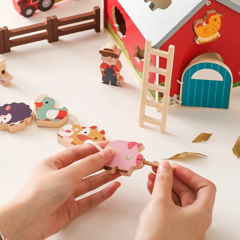 Jouet de grange pour l'éducation précoce des enfants