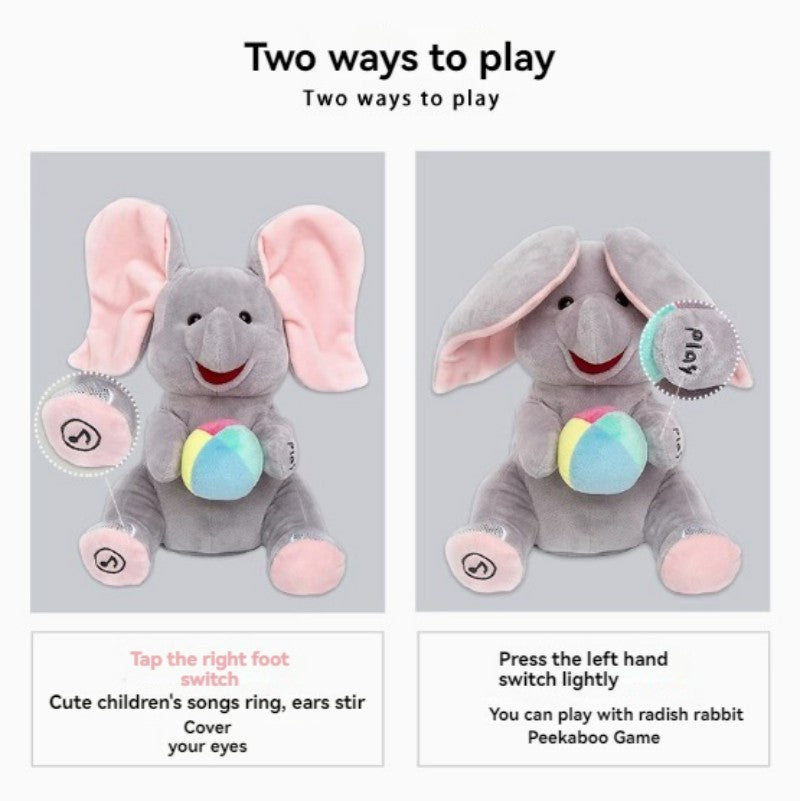 Poupée éléphant apaisante