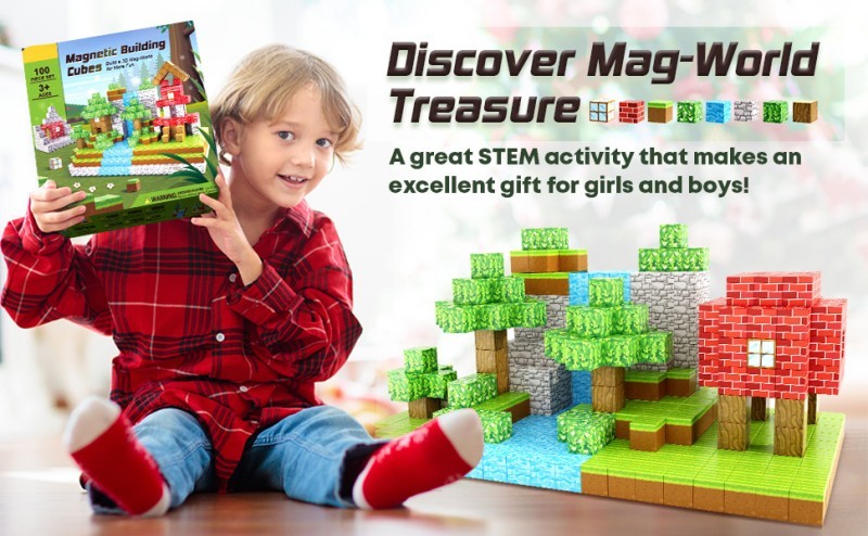 Blocs de construction Mini World Édition magnétique