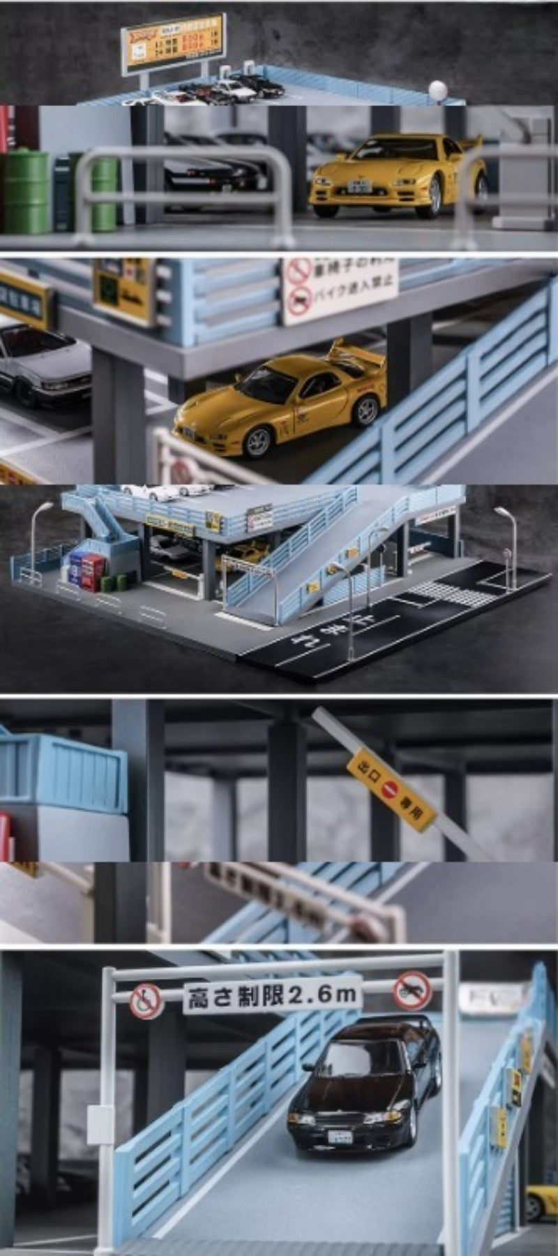 Modèle de stationnement à deux étages