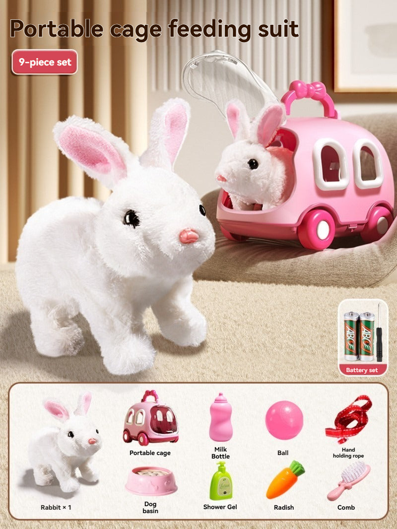 Simulated rabbit plush toy