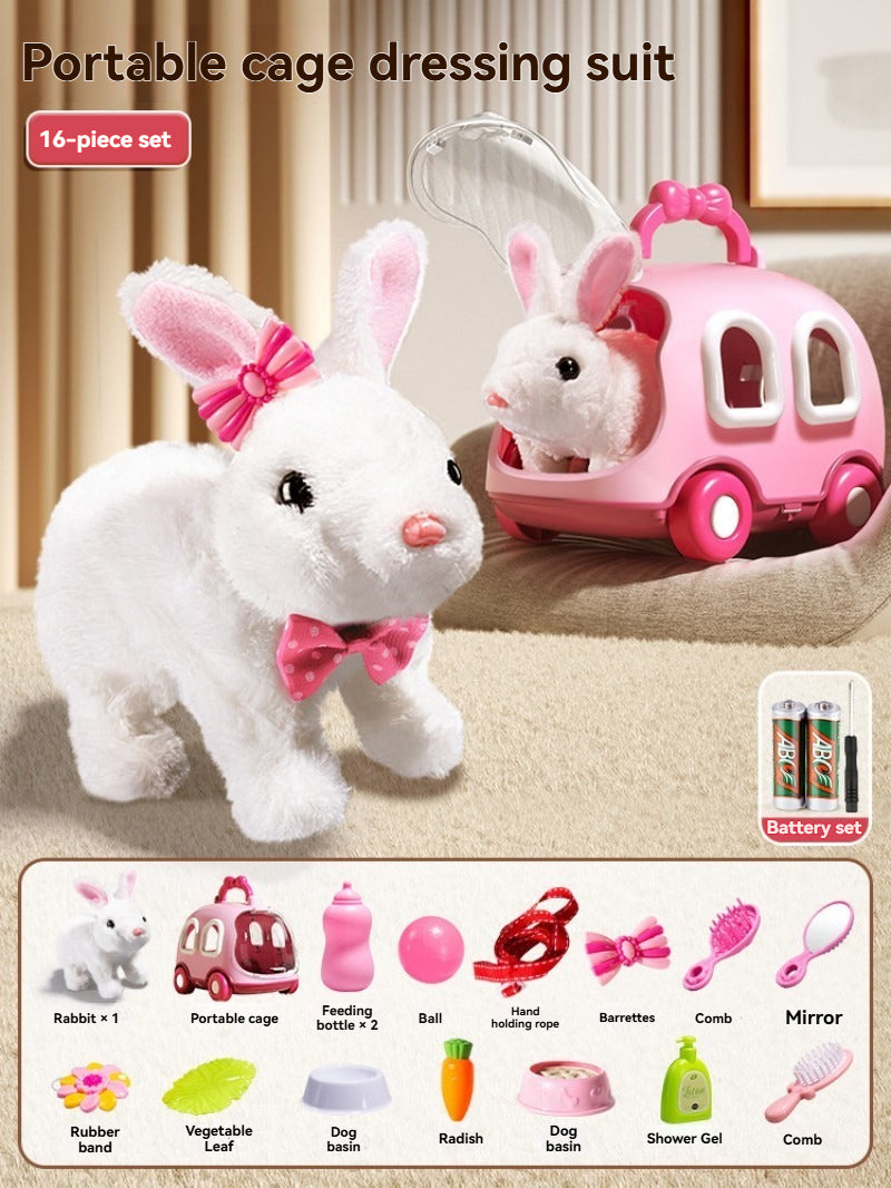 Simulated rabbit plush toy