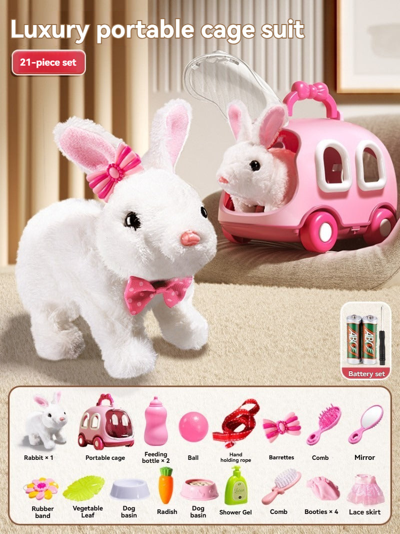 Simulated rabbit plush toy