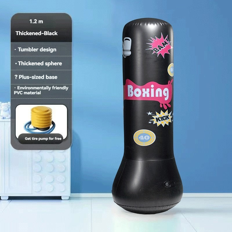 Colonne de boxe gonflable pour enfants