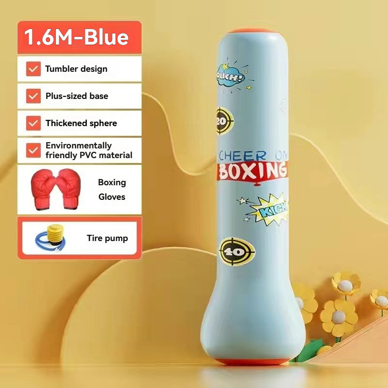 Colonne de boxe gonflable pour enfants