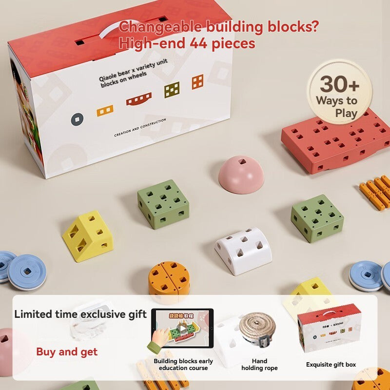 Building block car toy