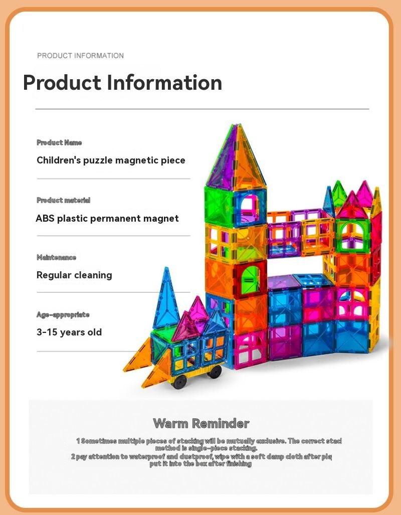 Combination of assembled building blocks