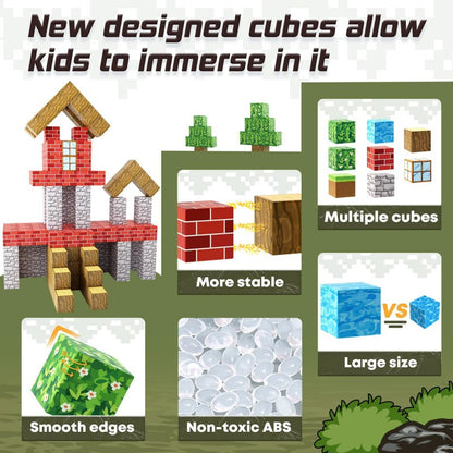 Blocs de construction Mini World Édition magnétique