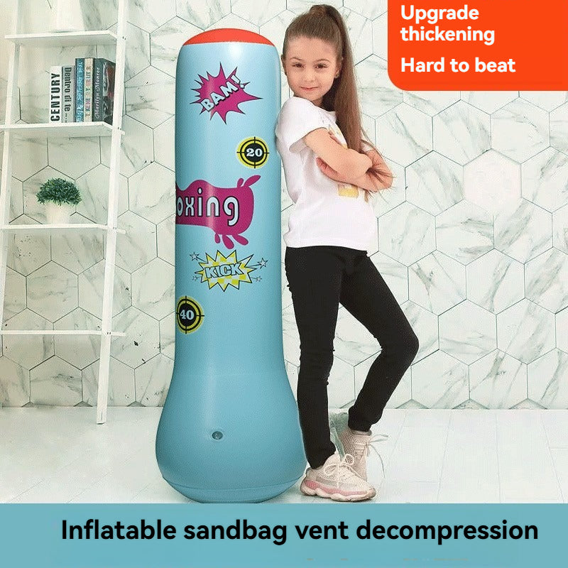 Colonne de boxe gonflable pour enfants
