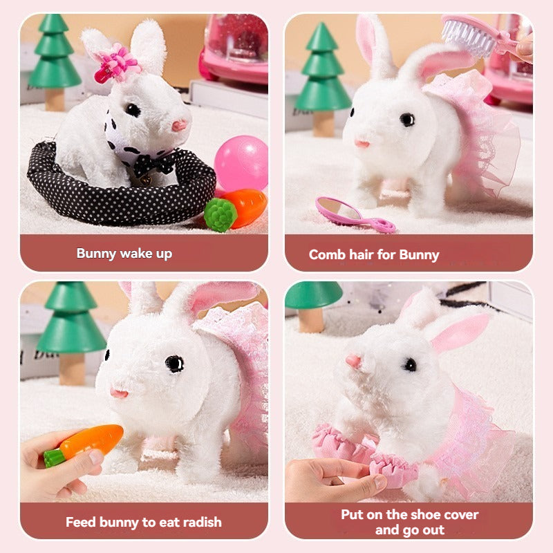 Simulated rabbit plush toy