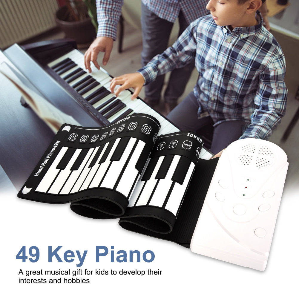 Piano à enroulement manuel