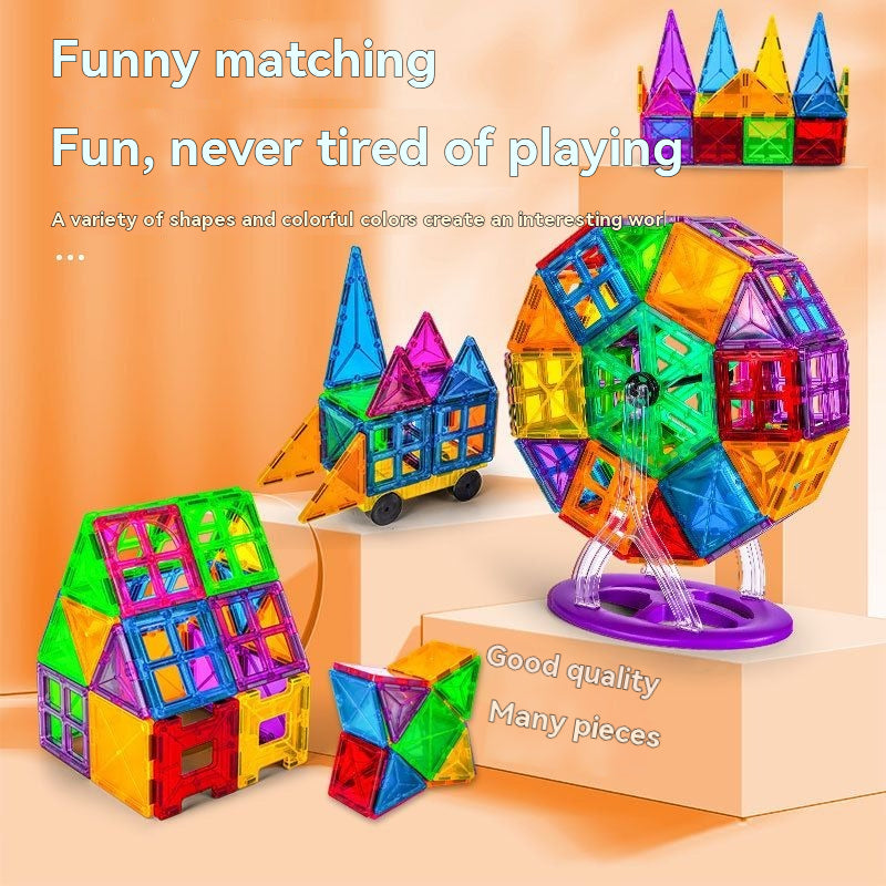 Combination of assembled building blocks