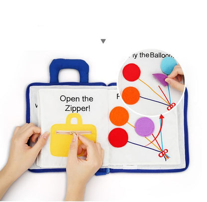 Livre d'apprentissage portable Montessori