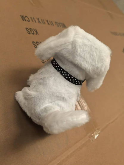 chien robot en peluche