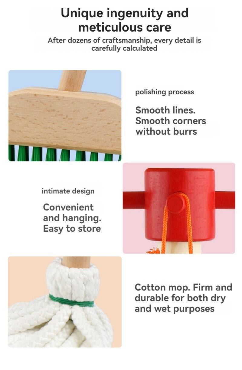 Jouet d'apprentissage kit de ménage