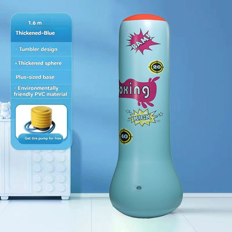 Colonne de boxe gonflable pour enfants