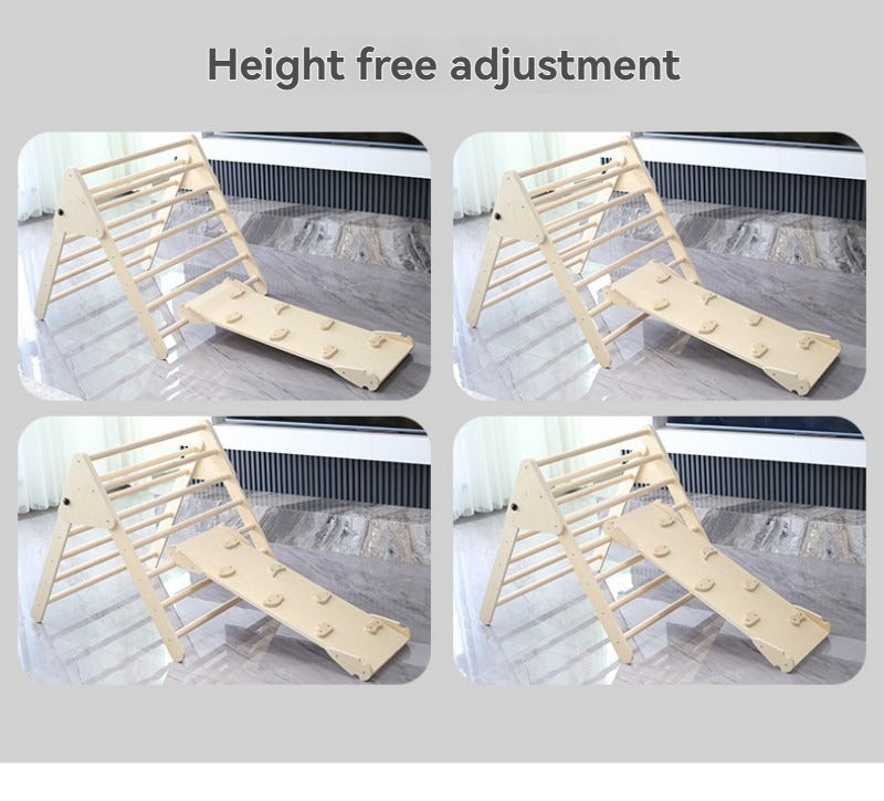 Structure d'escalade en bois pour enfants