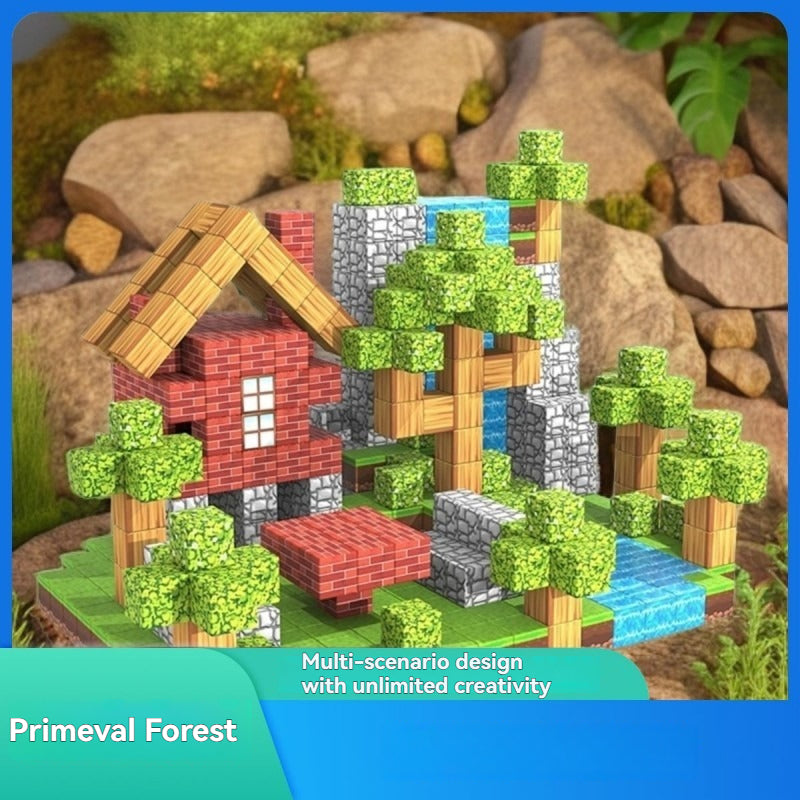 Magnetic Building Blocks: Minecraft Edition