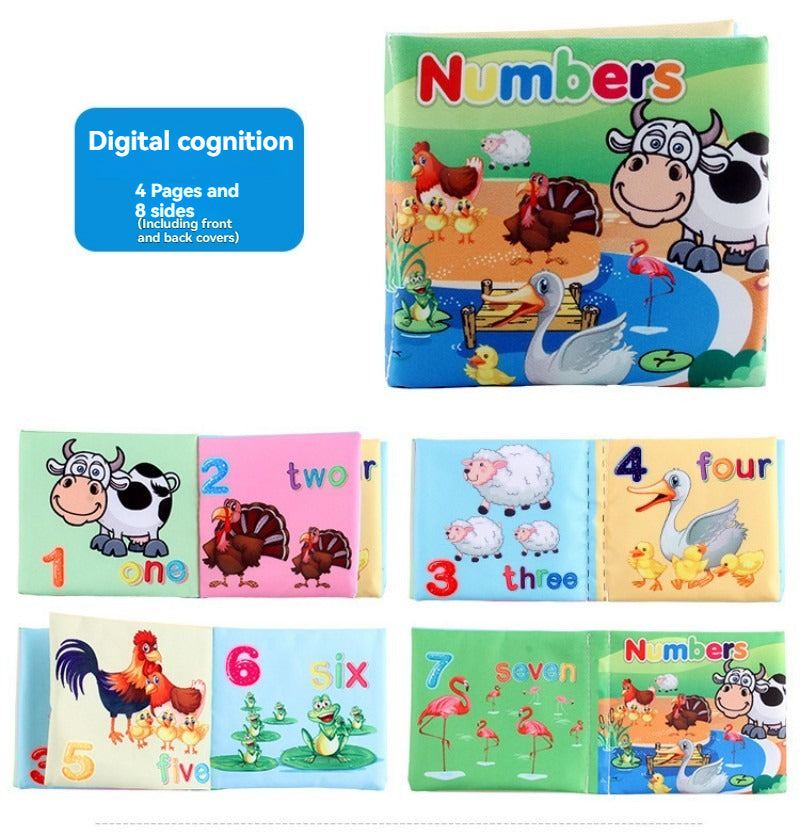 Livre en tissu pour bébé d'éducation précoce