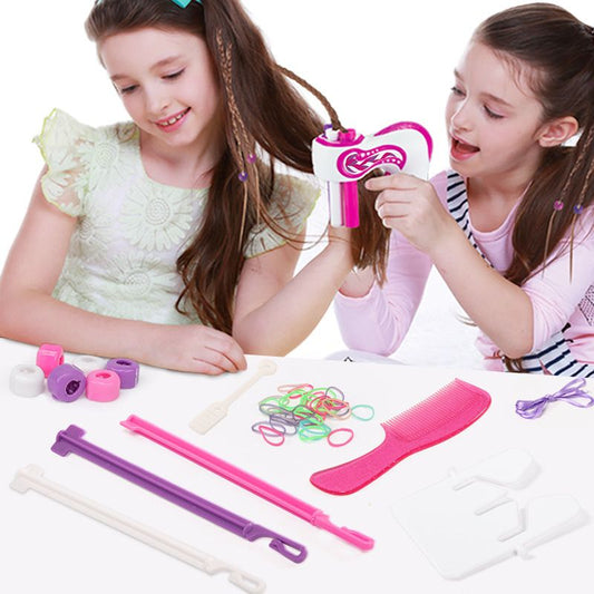 Jouets familiaux pour enfants avec cheveux attachés