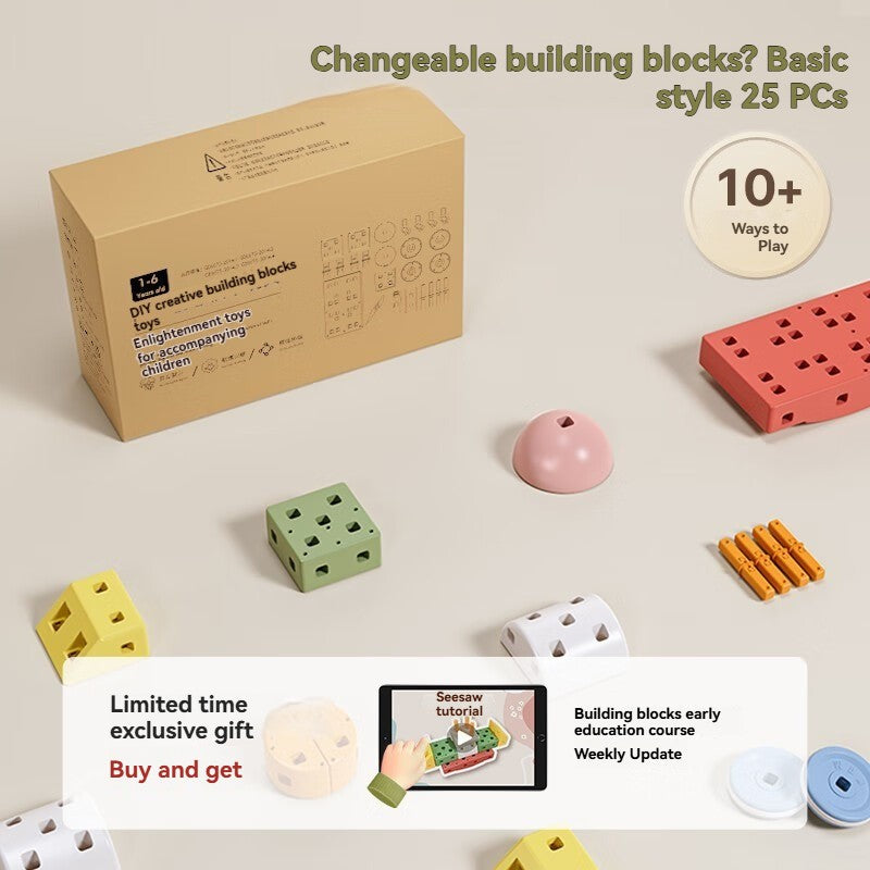 Building block car toy