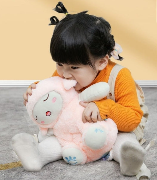 Poupée en peluche bébé Dudu, petit agneau, Cloak Man
