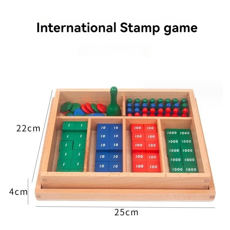 Jeux de timbres pour l'éducation précoce aux mathématiques