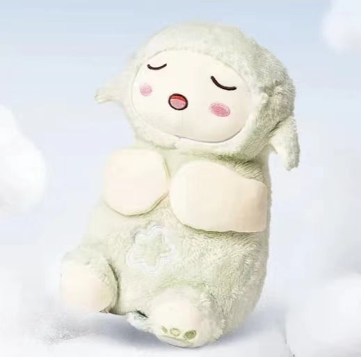 Poupée en peluche bébé Dudu, petit agneau, Cloak Man
