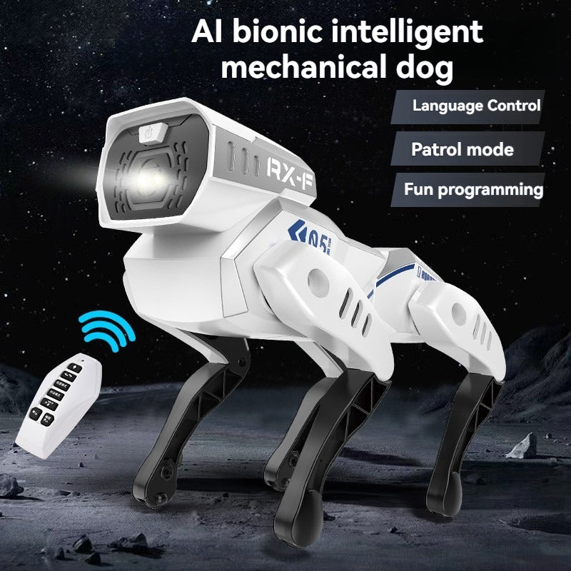 Chien robot de simulation