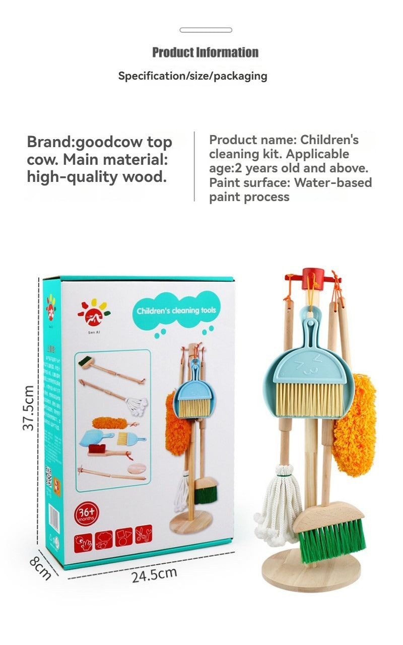 Jouet d'apprentissage kit de ménage
