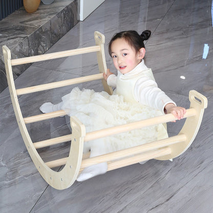 Structure d'escalade en bois pour enfants