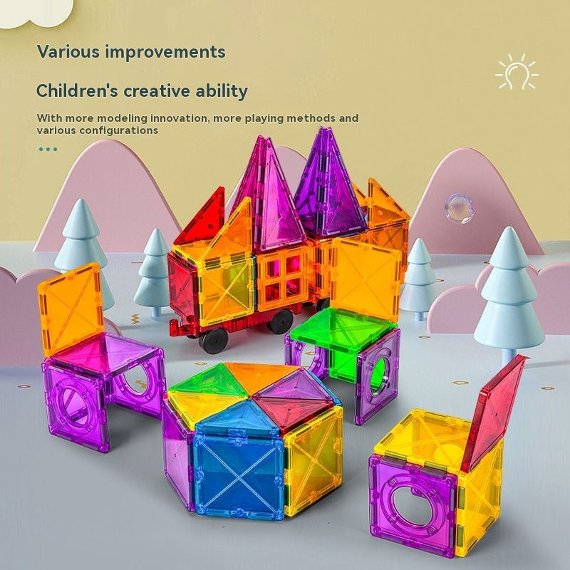 Combination of assembled building blocks