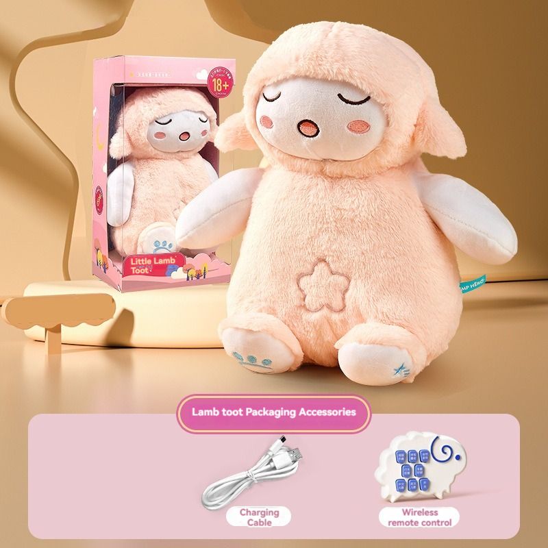 Poupée en peluche bébé Dudu, petit agneau, Cloak Man