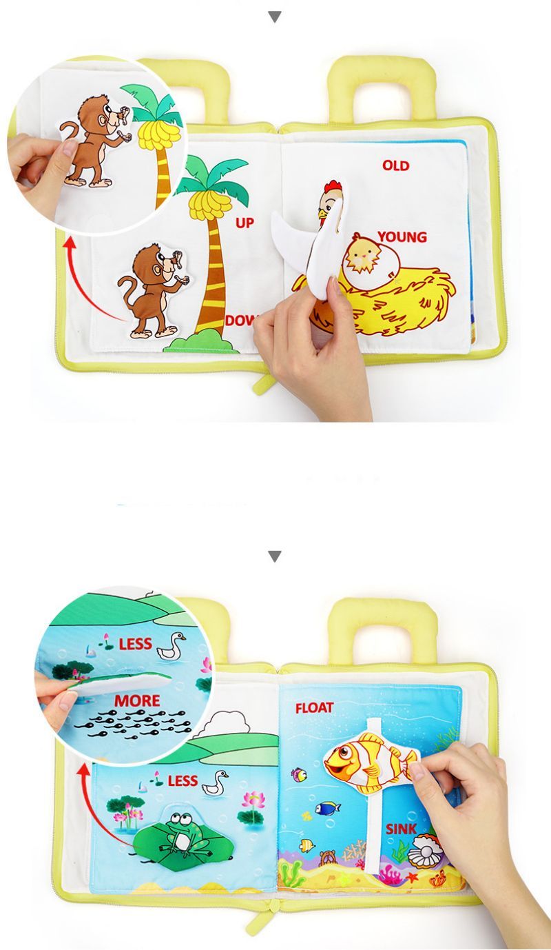 Livre d'apprentissage portable Montessori