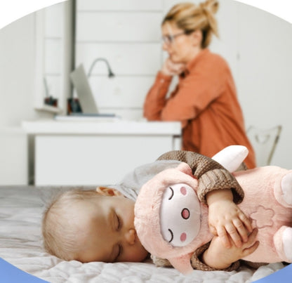 Poupée en peluche bébé Dudu, petit agneau, Cloak Man
