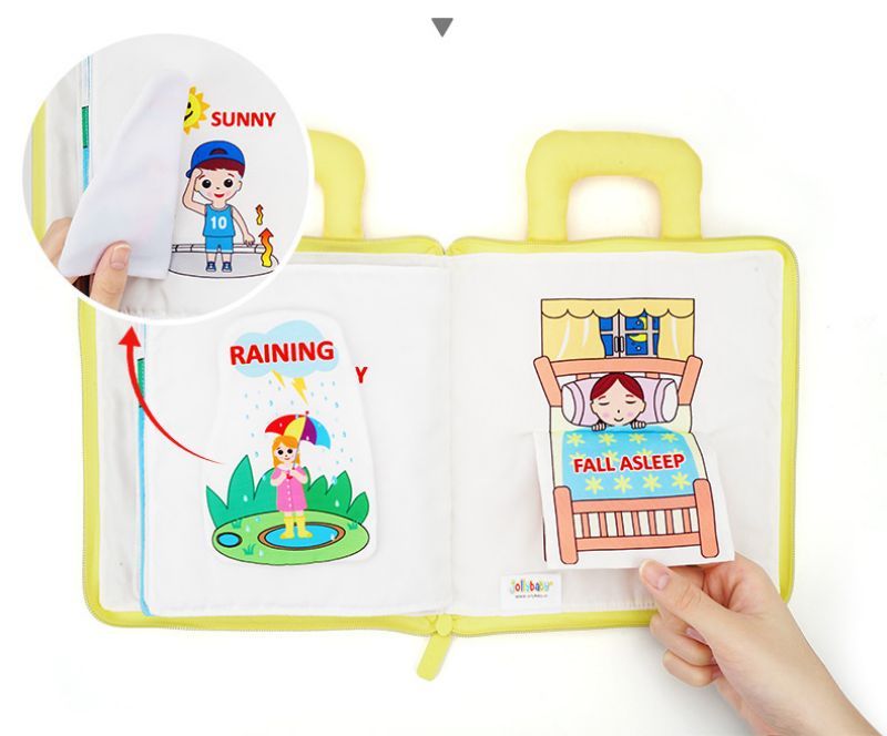 Livre d'apprentissage portable Montessori