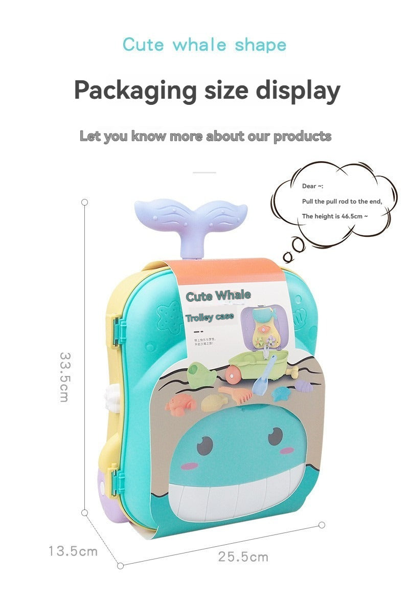 Baleine jouet de plage pour enfants