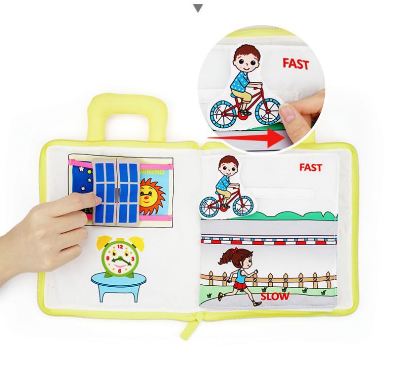 Livre d'apprentissage portable Montessori