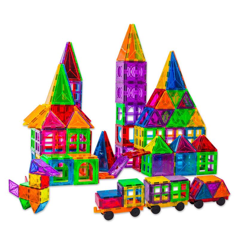 Combination of assembled building blocks