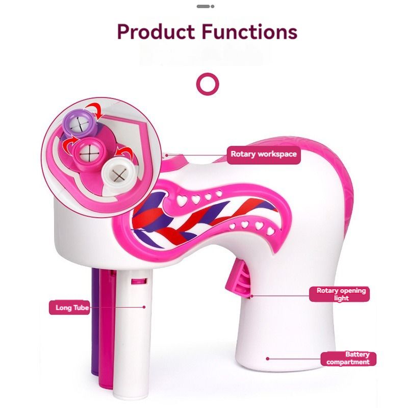 Jouets familiaux pour enfants avec cheveux attachés