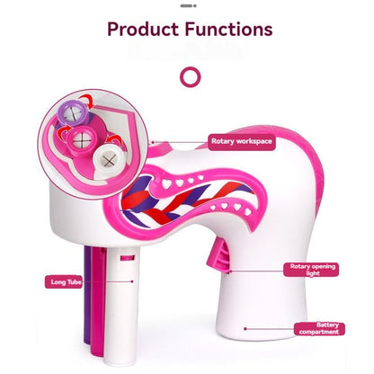 Jouets familiaux pour enfants avec cheveux attachés